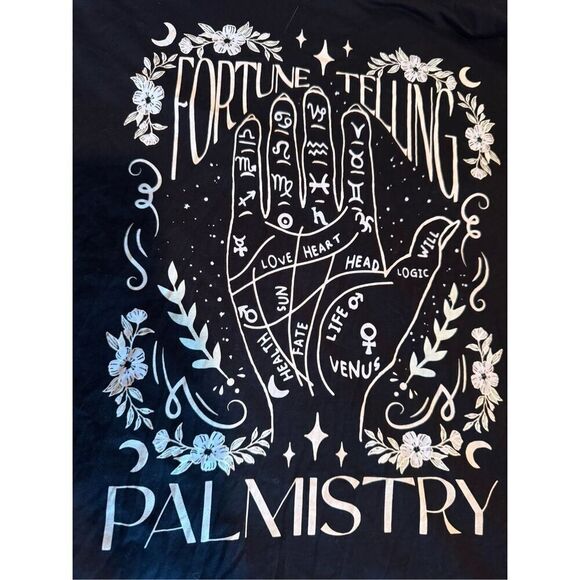 Torrid 5 plus size Palmistry Relax Fit Heritage Jersey Distressed Tee shirt top - Picture 7 of 9